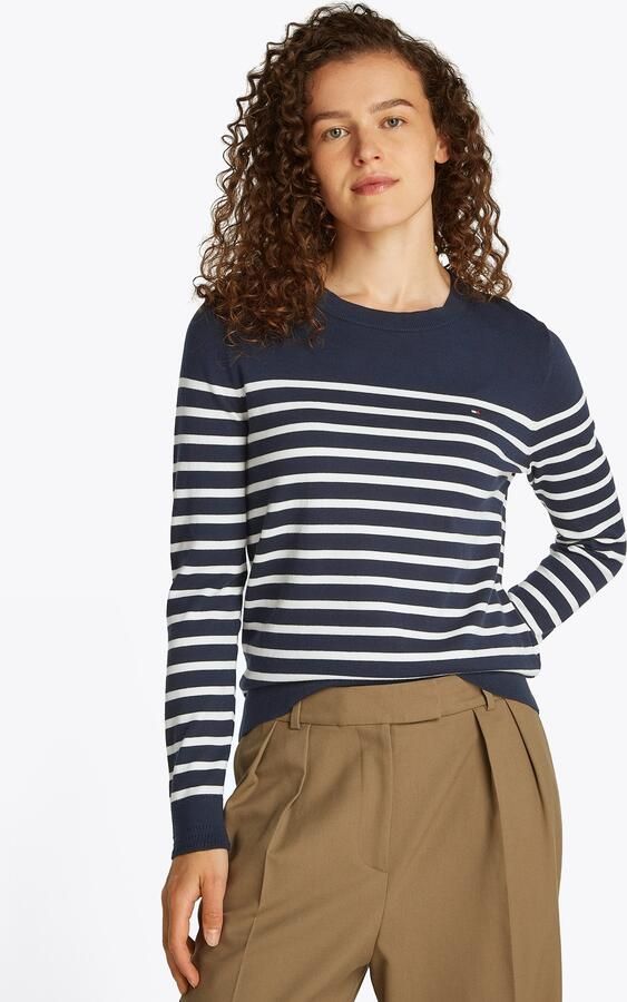 Tommy Hilfiger Trui met ronde hals CO JERSEY STITCH LS C-NK SWT - Foto 5