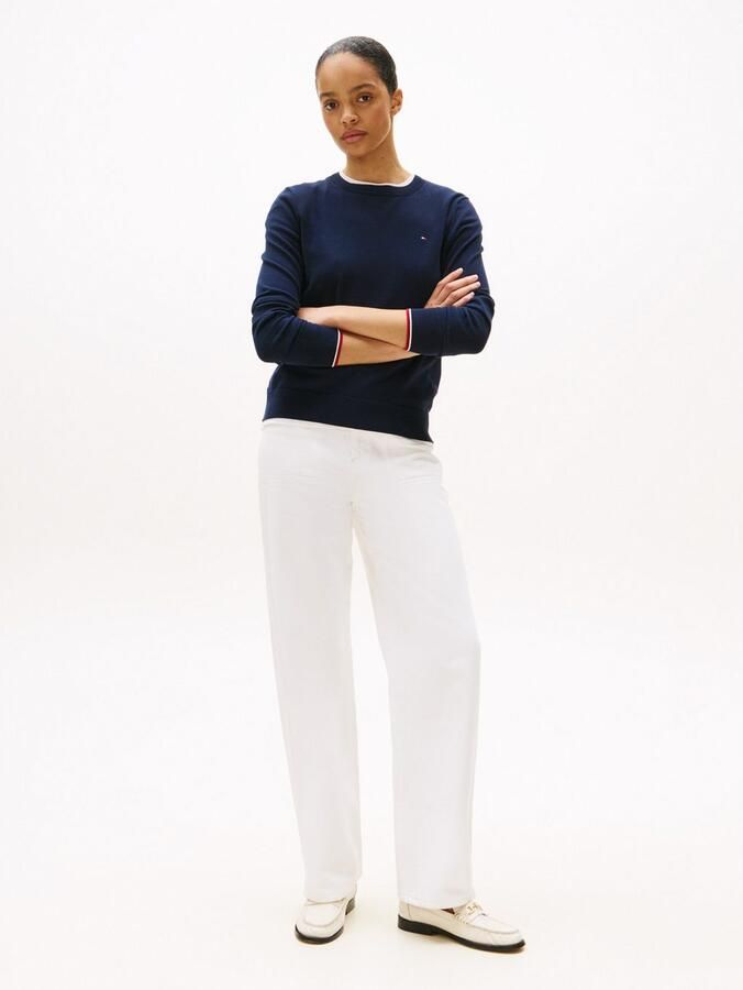 Tommy Hilfiger Trui met ronde hals CO JERSEY STITCH LS C-NK SWT - Foto 2