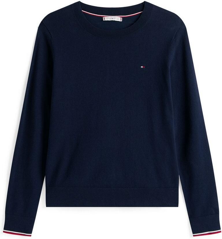 Tommy Hilfiger Trui met ronde hals CO JERSEY STITCH LS C-NK SWT
