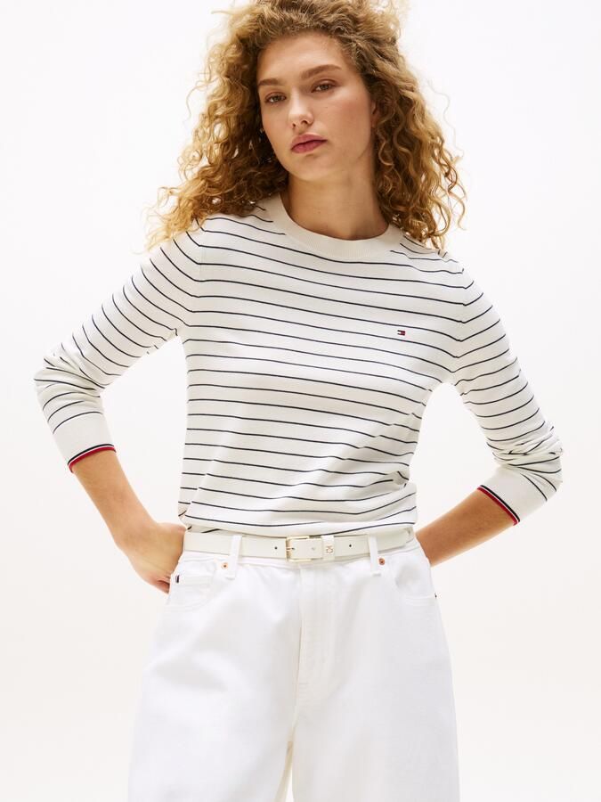 Tommy Hilfiger Trui met ronde hals CO JERSEY STITCH LS C-NK SWT - Foto 4