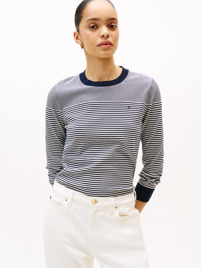 Tommy Hilfiger Trui met ronde hals CO JERSEY STITCH LS C-NK SWT - Foto 5