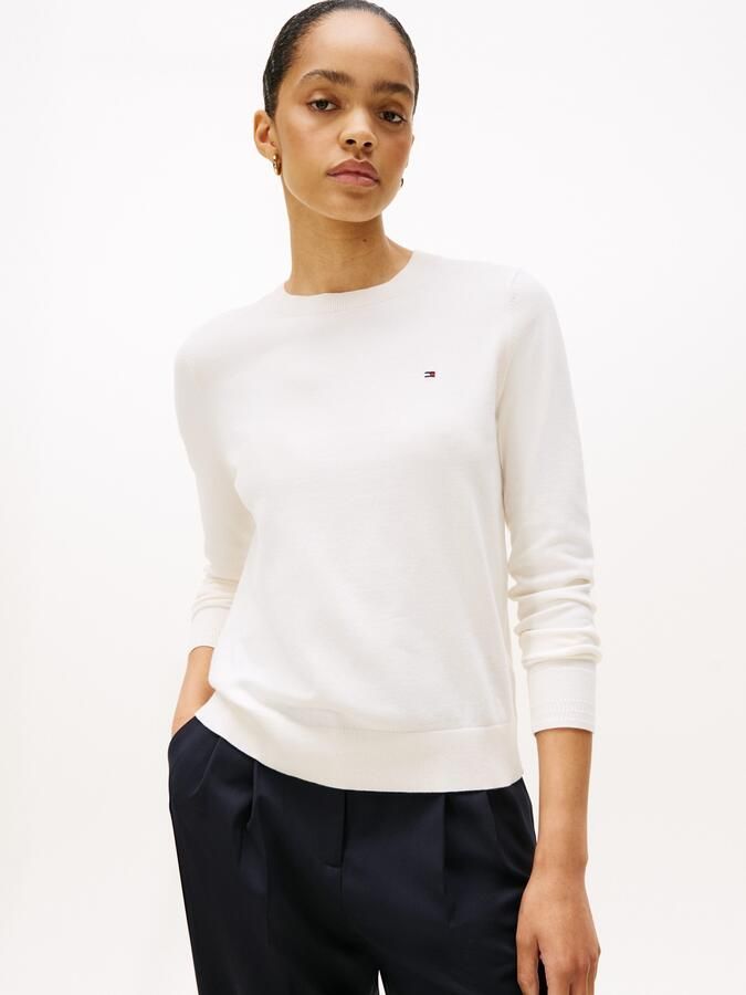 Tommy Hilfiger Trui met ronde hals CO JERSEY STITCH LS C-NK SWT - Foto 5