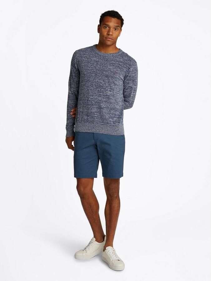 Tommy Hilfiger Trui met ronde hals COTTON LINEN CREW NECK - Foto 2