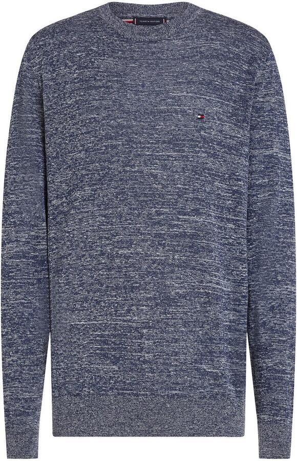 Tommy Hilfiger Trui met ronde hals COTTON LINEN CREW NECK - Foto 4