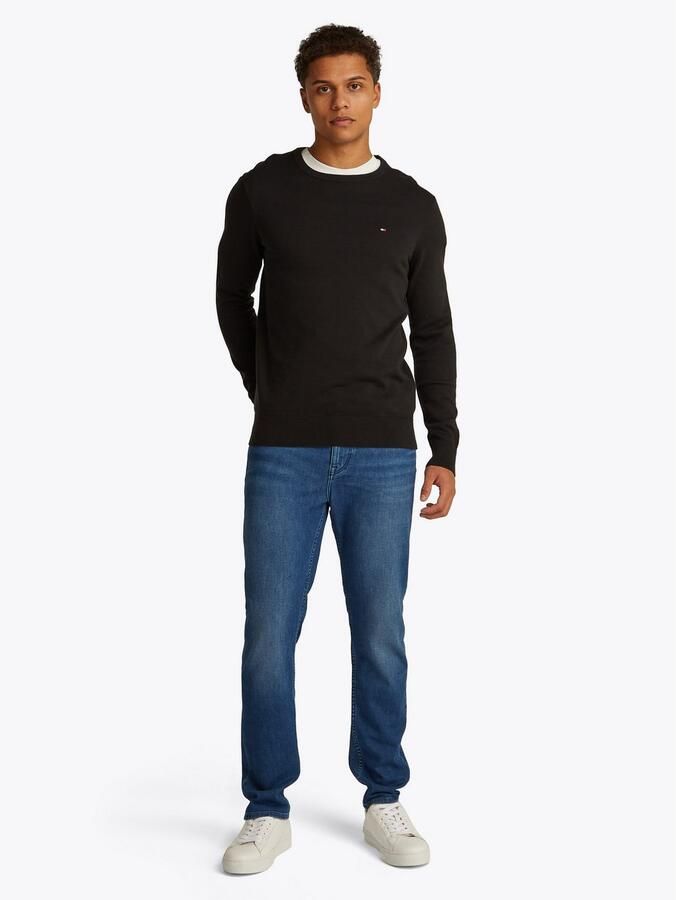 Tommy Hilfiger Trui met ronde hals ESSENTIAL COTTON CREW NECK 100% katoen crewneck regular fit premium mode - Foto 5
