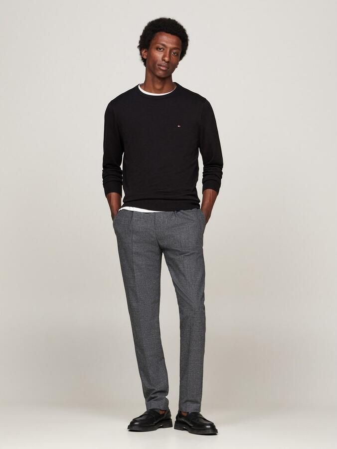 Tommy Hilfiger Trui met ronde hals ESSENTIAL COTTON CREW NECK 100% katoen crewneck regular fit premium mode - Foto 7