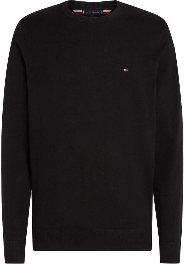 Tommy Hilfiger Trui met ronde hals ESSENTIAL COTTON CREW NECK 100% katoen crewneck regular fit premium mode - Foto 8