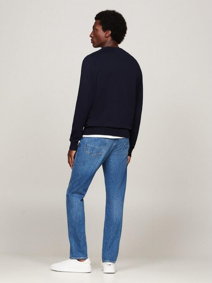 Tommy Hilfiger Trui met ronde hals ESSENTIAL COTTON CREW NECK 100% katoen crewneck regular fit premium mode - Foto 4