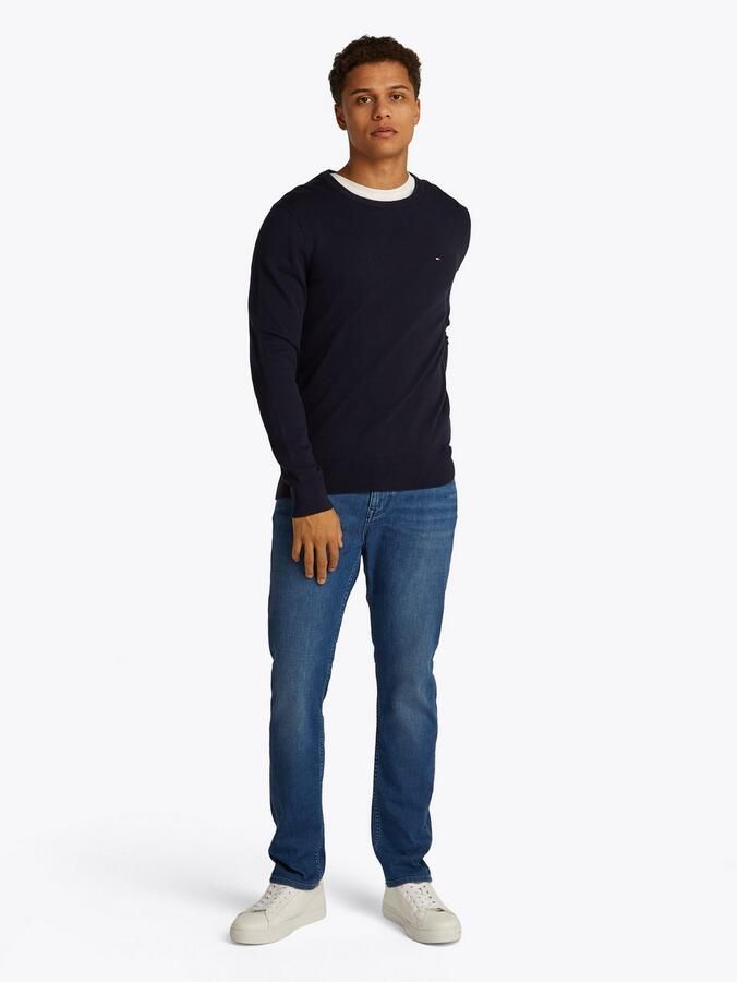 Tommy Hilfiger Trui met ronde hals ESSENTIAL COTTON CREW NECK 100% katoen crewneck regular fit premium mode - Foto 5