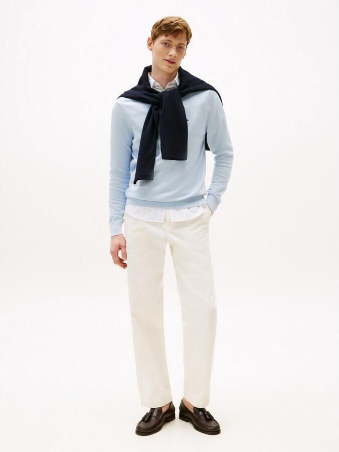 Tommy Hilfiger Trui met ronde hals ESSENTIAL COTTON CREW NECK 100% katoen crewneck regular fit premium mode - Foto 4