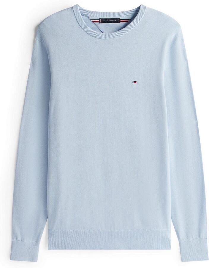 Tommy Hilfiger Trui met ronde hals ESSENTIAL COTTON CREW NECK 100% katoen crewneck regular fit premium mode - Foto 3