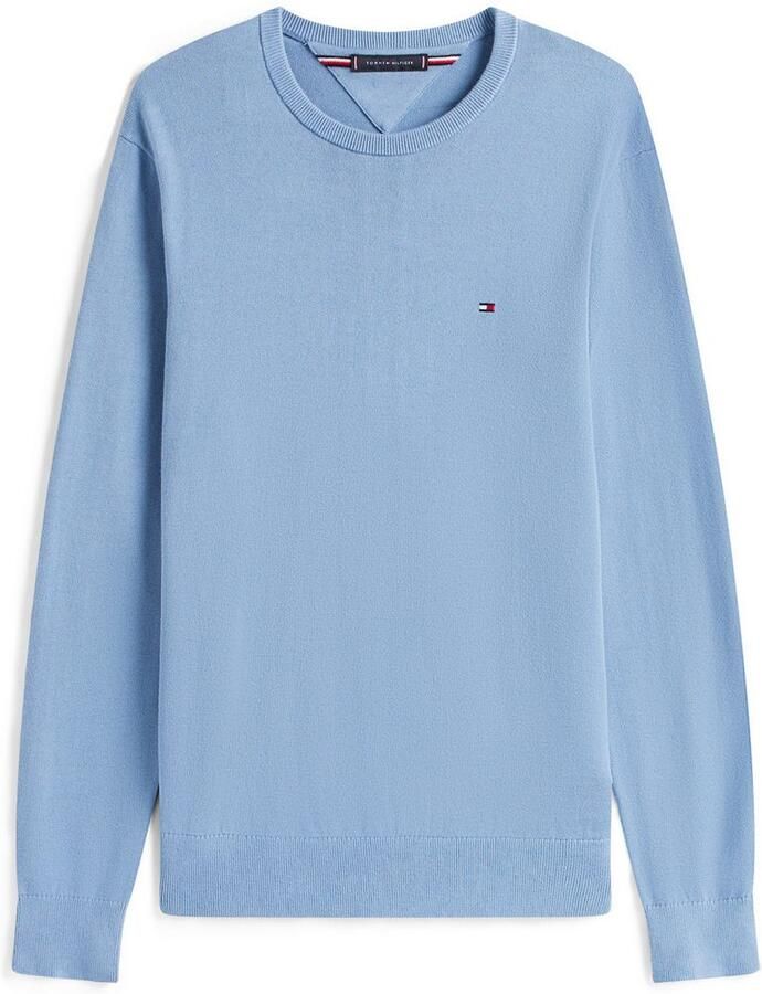 Tommy Hilfiger Trui met ronde hals ESSENTIAL COTTON CREW NECK 100% katoen crewneck regular fit premium mode - Foto 3