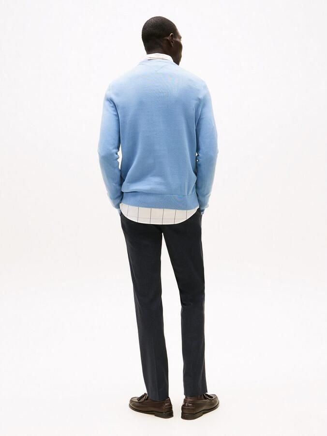 Tommy Hilfiger Trui met ronde hals ESSENTIAL COTTON CREW NECK 100% katoen crewneck regular fit premium mode - Foto 5