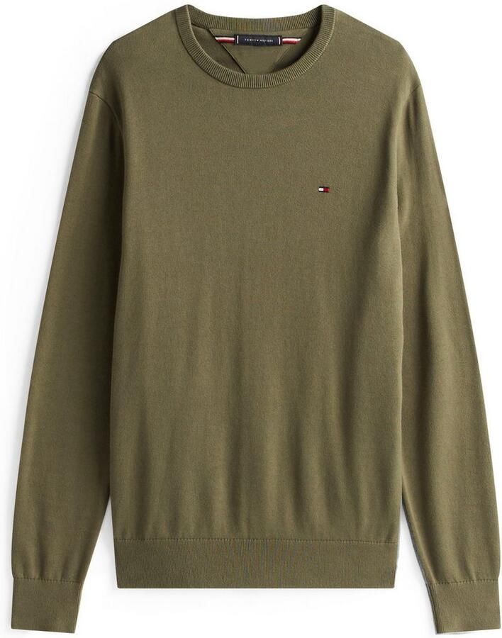 Tommy Hilfiger Trui met ronde hals ESSENTIAL COTTON CREW NECK 100% katoen crewneck regular fit premium mode - Foto 3