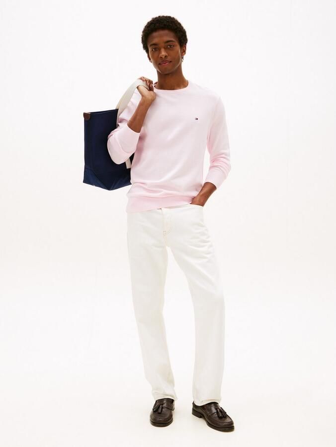 Tommy Hilfiger Trui met ronde hals ESSENTIAL COTTON CREW NECK 100% katoen crewneck regular fit premium mode - Foto 4