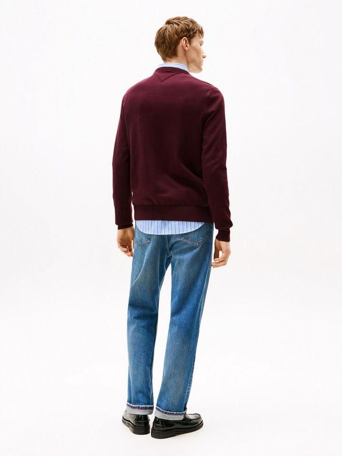 Tommy Hilfiger Trui met ronde hals ESSENTIAL COTTON CREW NECK 100% katoen crewneck regular fit premium mode - Foto 3