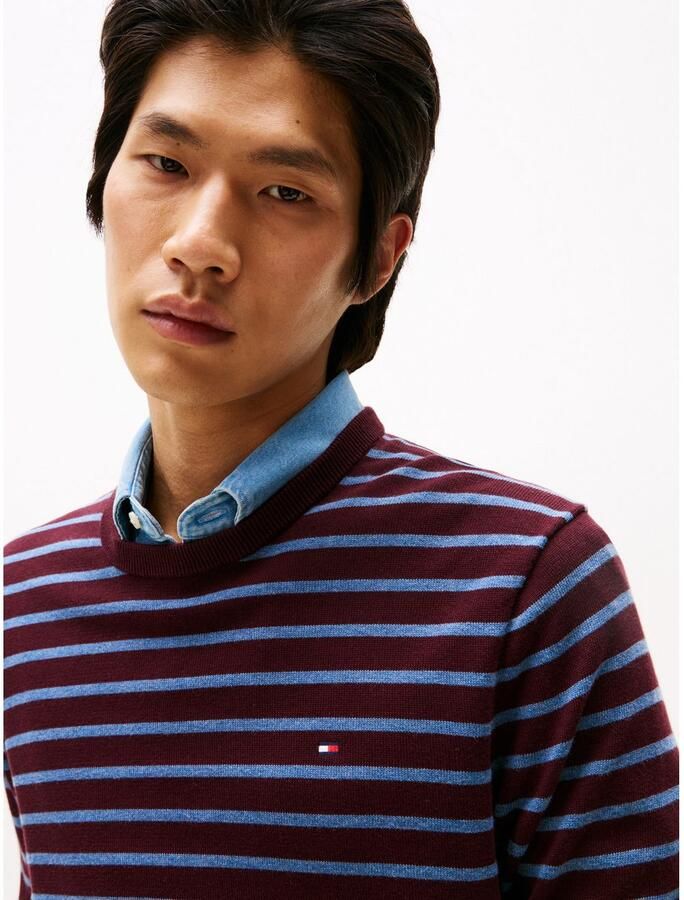 Tommy Hilfiger Trui met ronde hals ESSENTIAL COTTON CREW NECK 100% katoen crewneck regular fit premium mode - Foto 2