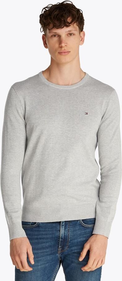 Tommy Hilfiger Trui met ronde hals ESSENTIAL COTTON CREW NECK 100% katoen crewneck regular fit premium mode - Foto 10