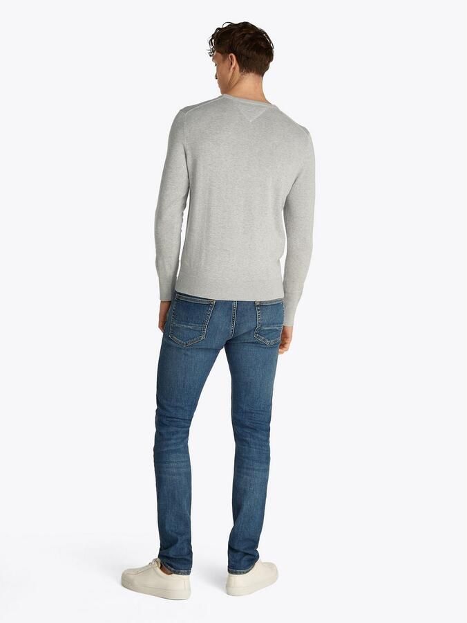 Tommy Hilfiger Trui met ronde hals ESSENTIAL COTTON CREW NECK 100% katoen crewneck regular fit premium mode - Foto 5