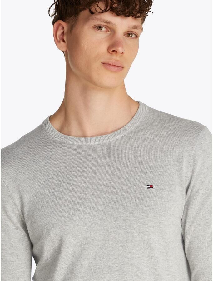 Tommy Hilfiger Trui met ronde hals ESSENTIAL COTTON CREW NECK 100% katoen crewneck regular fit premium mode - Foto 2