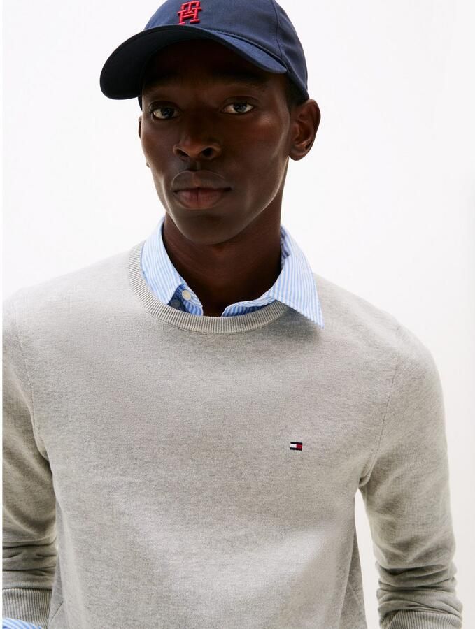 Tommy Hilfiger Trui met ronde hals ESSENTIAL COTTON CREW NECK 100% katoen crewneck regular fit premium mode - Foto 3