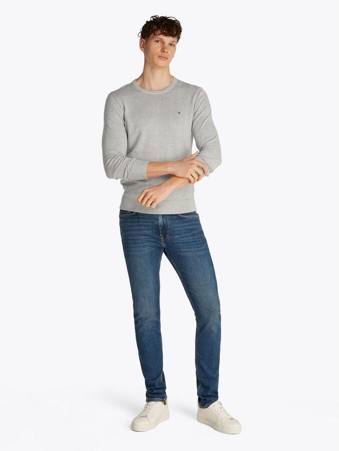 Tommy Hilfiger Trui met ronde hals ESSENTIAL COTTON CREW NECK 100% katoen crewneck regular fit premium mode - Foto 6