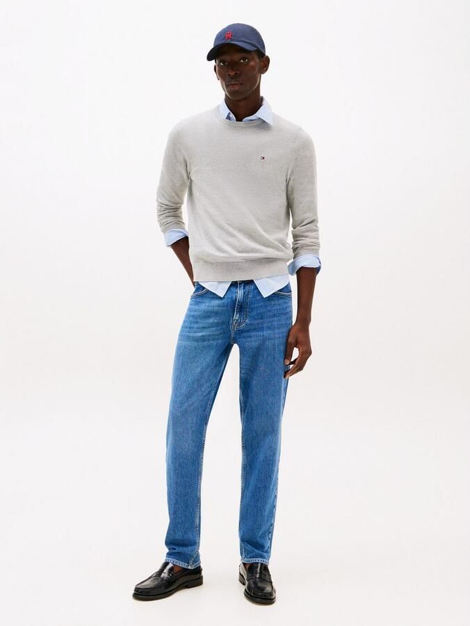 Tommy Hilfiger Trui met ronde hals ESSENTIAL COTTON CREW NECK 100% katoen crewneck regular fit premium mode - Foto 8