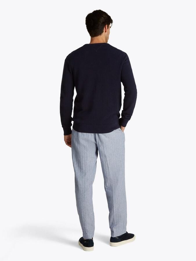 Tommy Hilfiger Trui met ronde hals ESSENTIAL STRUCTURE CREW NECK met structuur en label - Foto 14