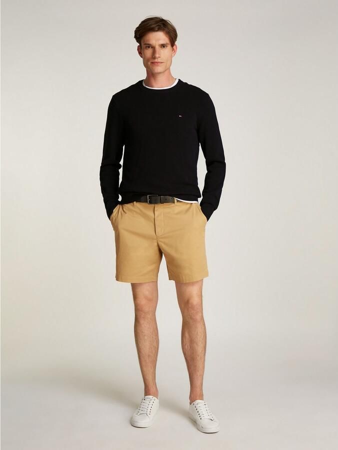 Tommy Hilfiger Trui met ronde hals ESSENTIAL STRUCTURE CREW NECK met structuur en label - Foto 8