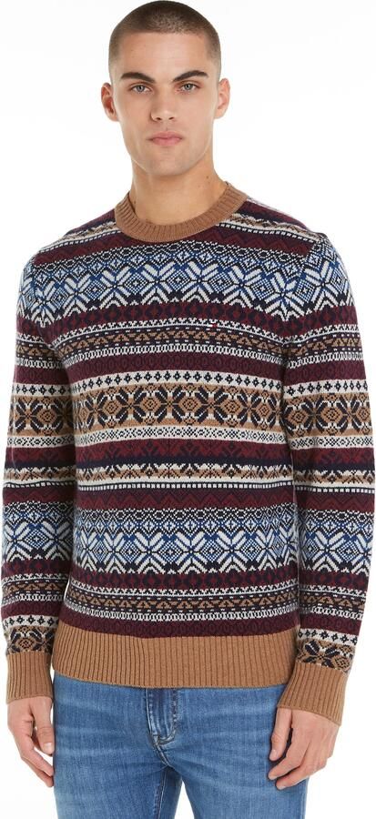 Tommy Hilfiger Trui met ronde hals GIFTING WOOL BLEND ROUNDNECK - Foto 8