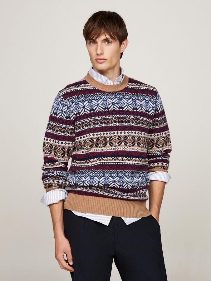 Tommy Hilfiger Trui met ronde hals GIFTING WOOL BLEND ROUNDNECK - Foto 4