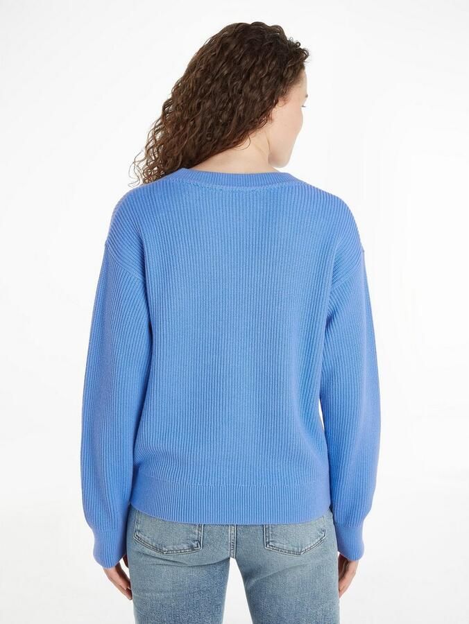 Tommy Hilfiger Trui met ronde hals met merklabel - Foto 4