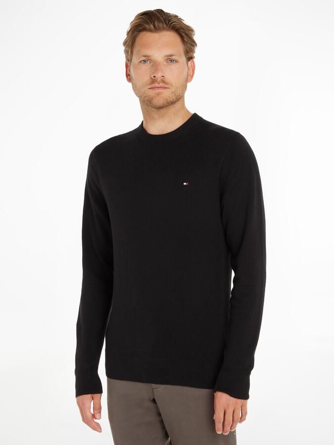 Tommy Hilfiger Regular fit gebreide pullover van een mix van katoen en kasjmier - Foto 16