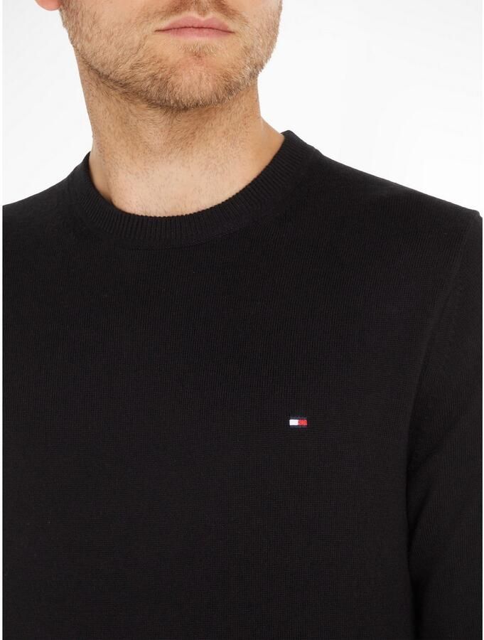 Tommy Hilfiger Regular fit gebreide pullover van een mix van katoen en kasjmier - Foto 6