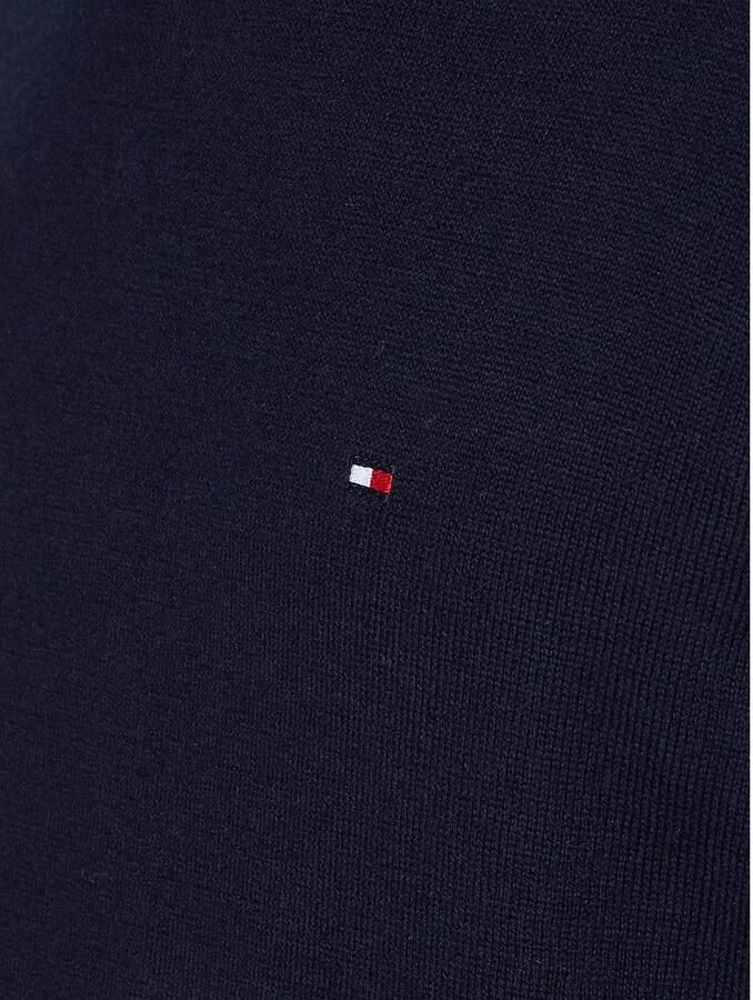 TOMMY HILFIGER Heren Truien & Vesten Pima Org Ctn Cashmere Crew Neck Donkerblauw - Foto 12