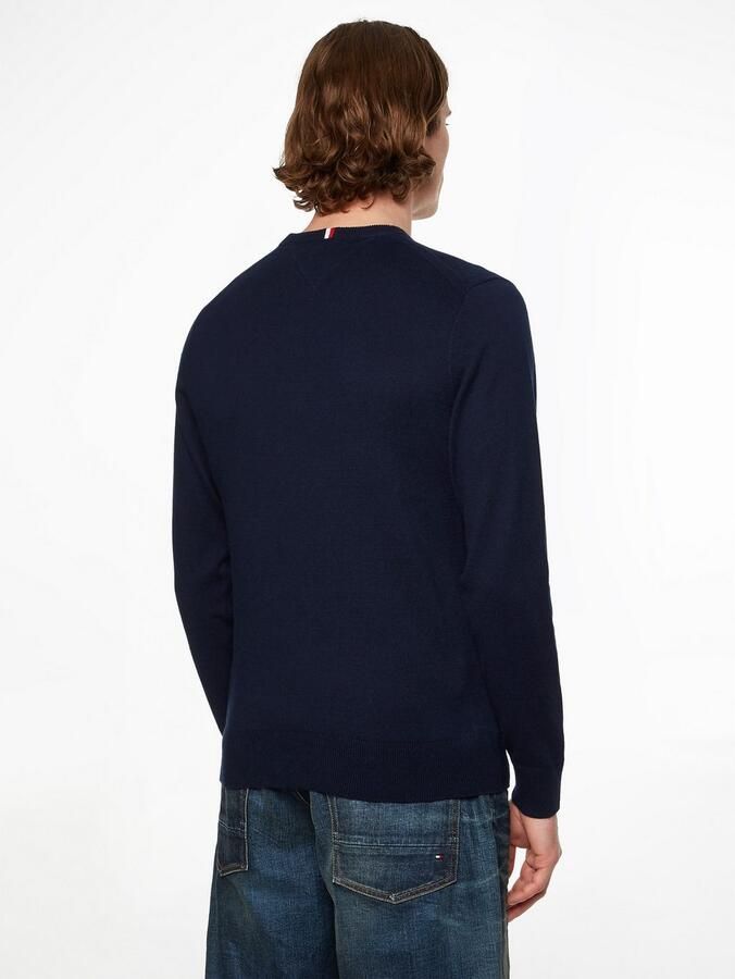 TOMMY HILFIGER Heren Truien & Vesten Pima Org Ctn Cashmere Crew Neck Donkerblauw - Foto 18