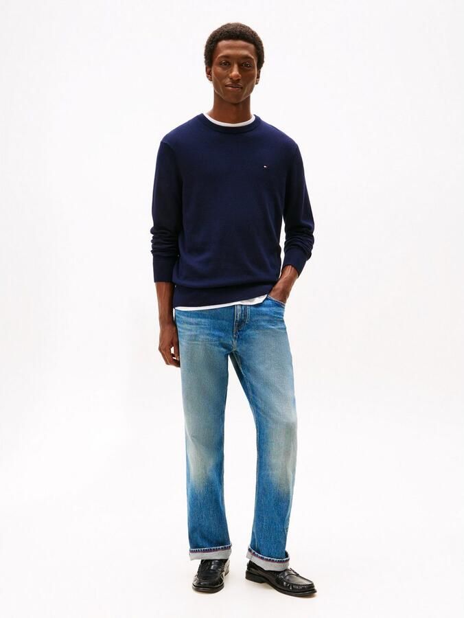 TOMMY HILFIGER Heren Truien & Vesten Pima Org Ctn Cashmere Crew Neck Donkerblauw - Foto 20