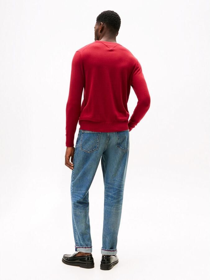 Tommy Hilfiger Regular fit gebreide pullover van een mix van katoen en kasjmier - Foto 4