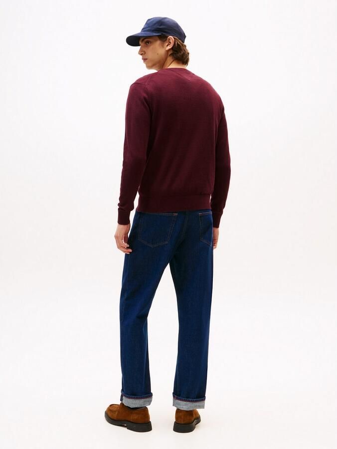 Tommy Hilfiger Regular fit gebreide pullover van een mix van katoen en kasjmier - Foto 4