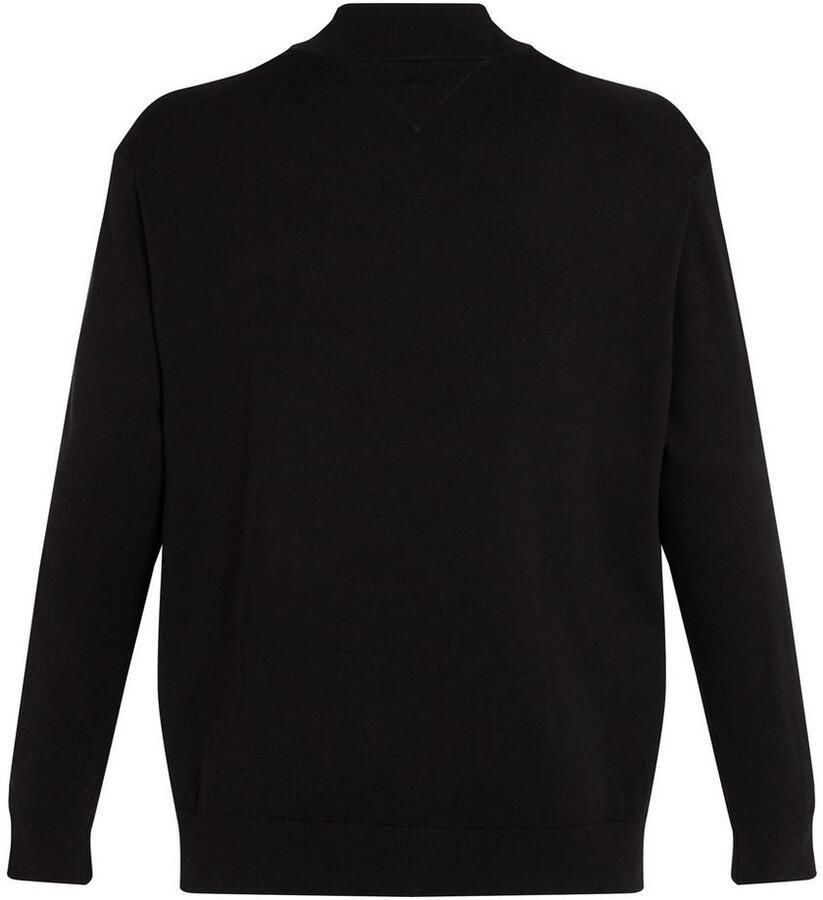 Tommy Hilfiger Trui met staande kraag BT-ESSENTIAL COTTON ZIP MOCK-B