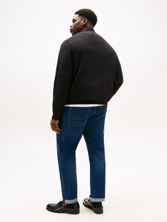 Tommy Hilfiger Trui met staande kraag BT-ESSENTIAL COTTON ZIP MOCK-B - Foto 5