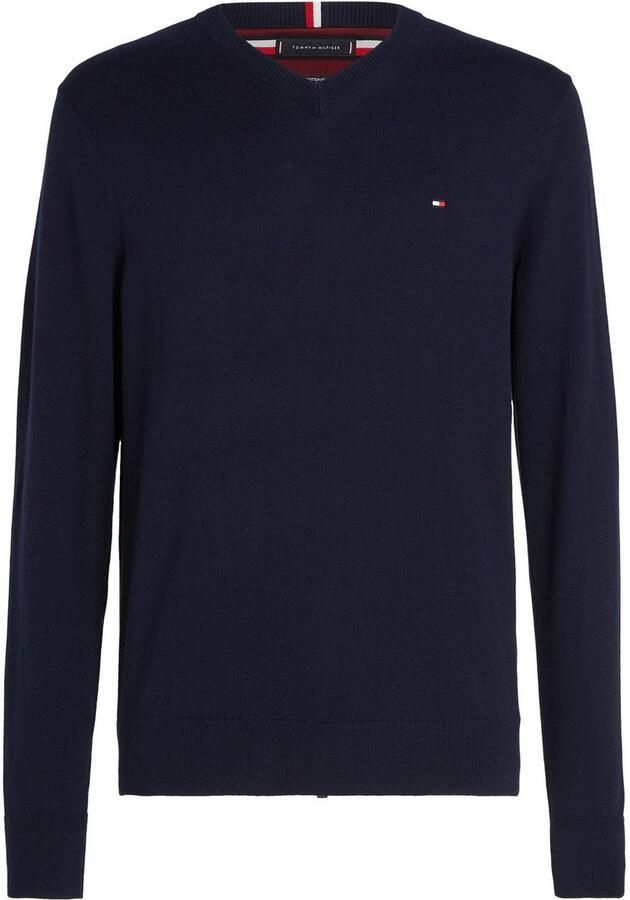 Tommy Hilfiger Regular fit pullover van een mix van katoen en kasjmier - Foto 9