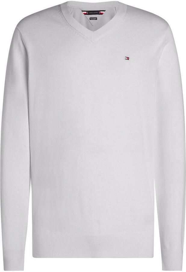 Tommy Hilfiger Regular fit pullover van een mix van katoen en kasjmier - Foto 5