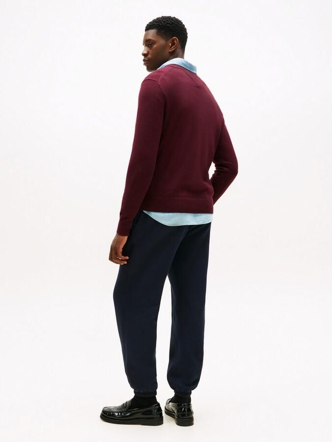 Tommy Hilfiger Regular fit pullover van een mix van katoen en kasjmier - Foto 4