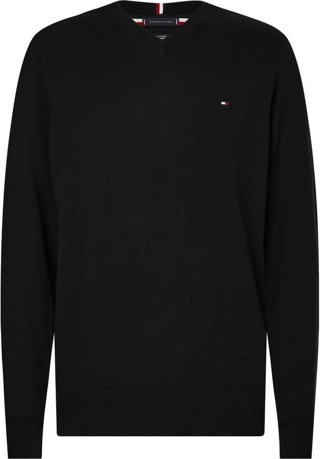 Tommy Hilfiger Regular fit pullover van een mix van katoen en kasjmier - Foto 4