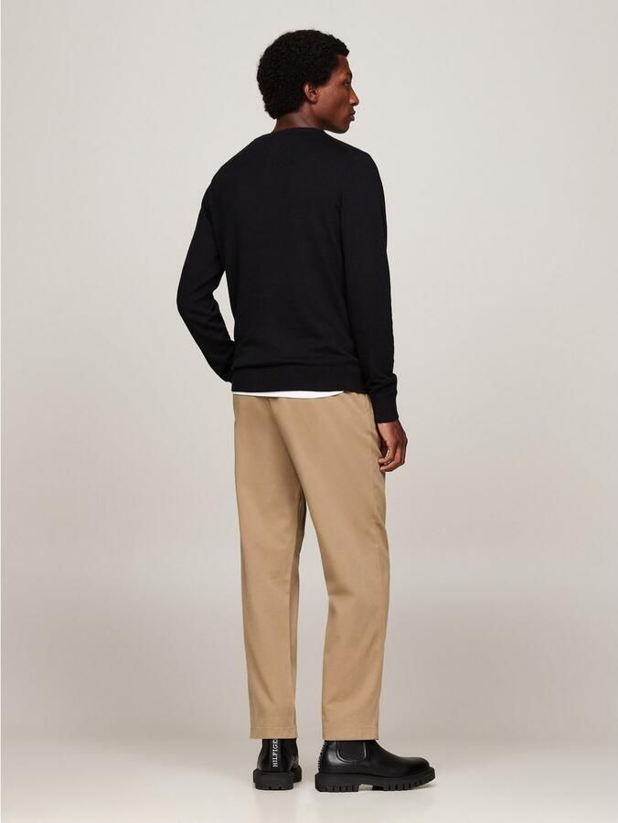 Tommy Hilfiger Regular fit pullover van een mix van katoen en kasjmier - Foto 3