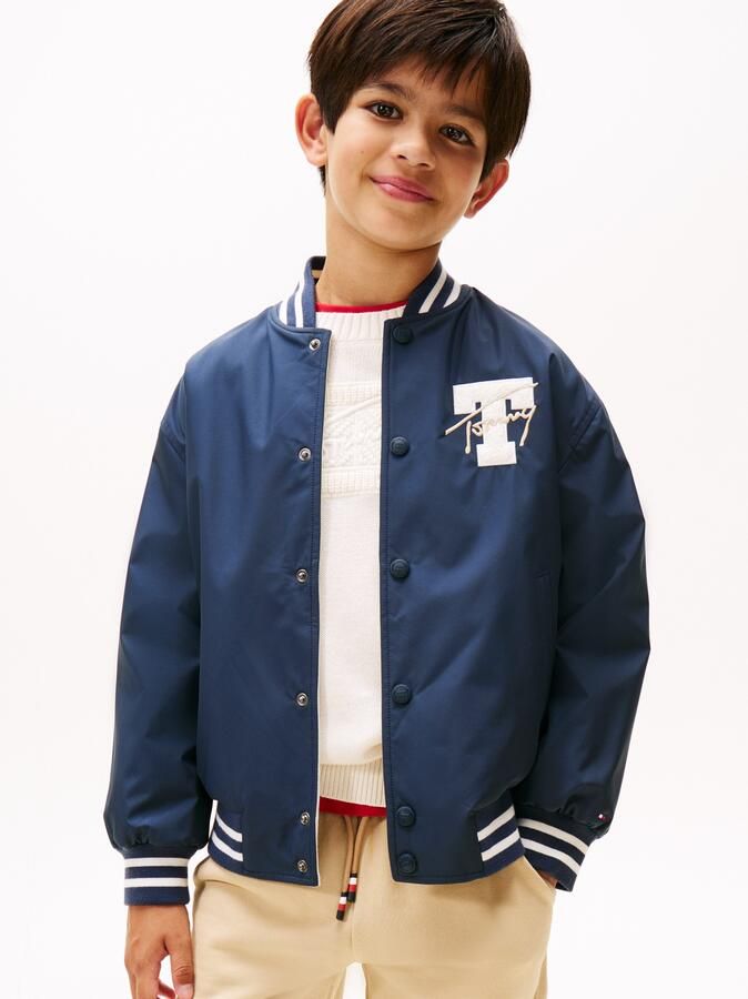 Tommy Hilfiger Tweezijdig te dragen jack REVERSIBLE BOMBER JACKET voor kinderen tot 16 jaar - Foto 5
