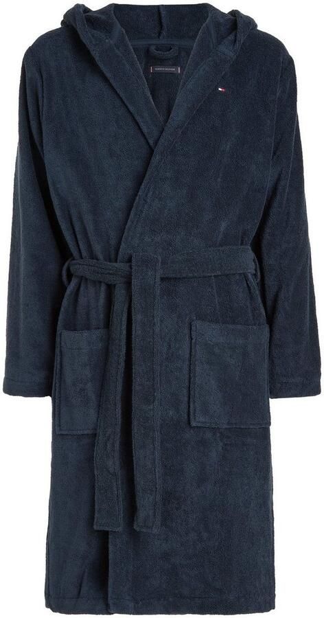 Tommy Hilfiger Underwear Badjas met opgestikte zakken (set Met een bindceintuur) - Foto 4