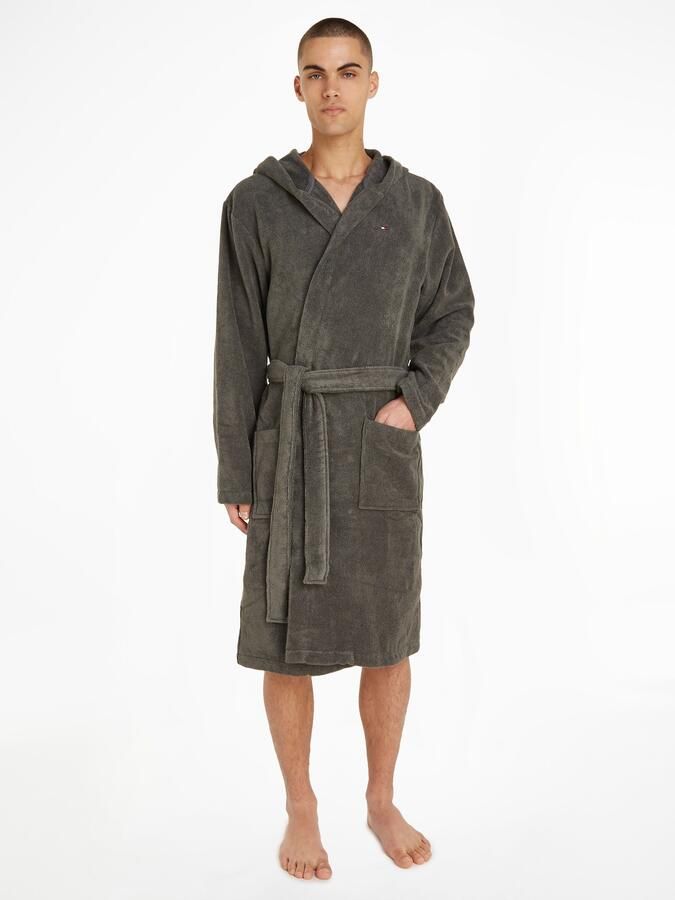 Tommy Hilfiger Underwear Badjas met opgestikte zakken (set Met een bindceintuur) - Foto 9