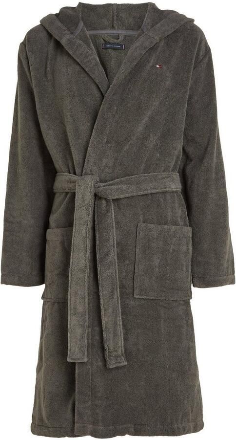 Tommy Hilfiger Underwear Badjas met opgestikte zakken (set Met een bindceintuur) - Foto 8